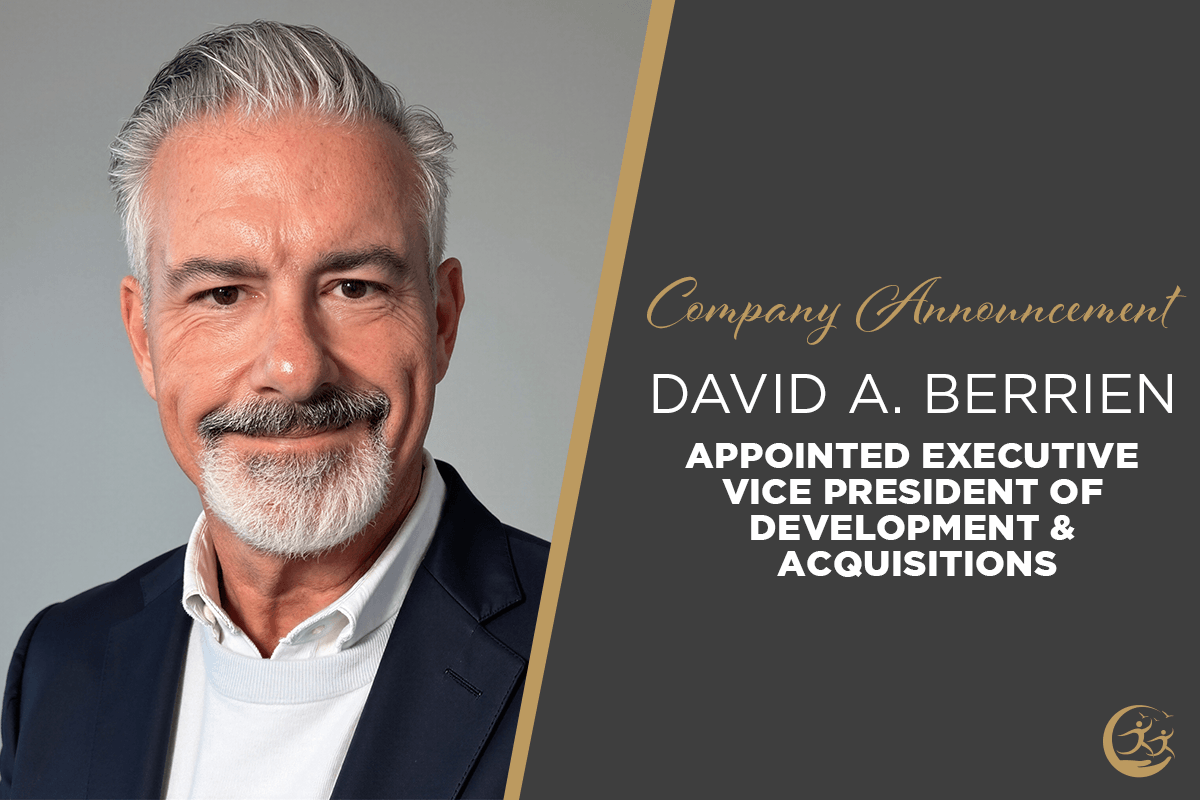 Harbor Retirement Associates Names Senior Living Veteran David A. Berrien as Executive Vice President of Development & Acquisitions
